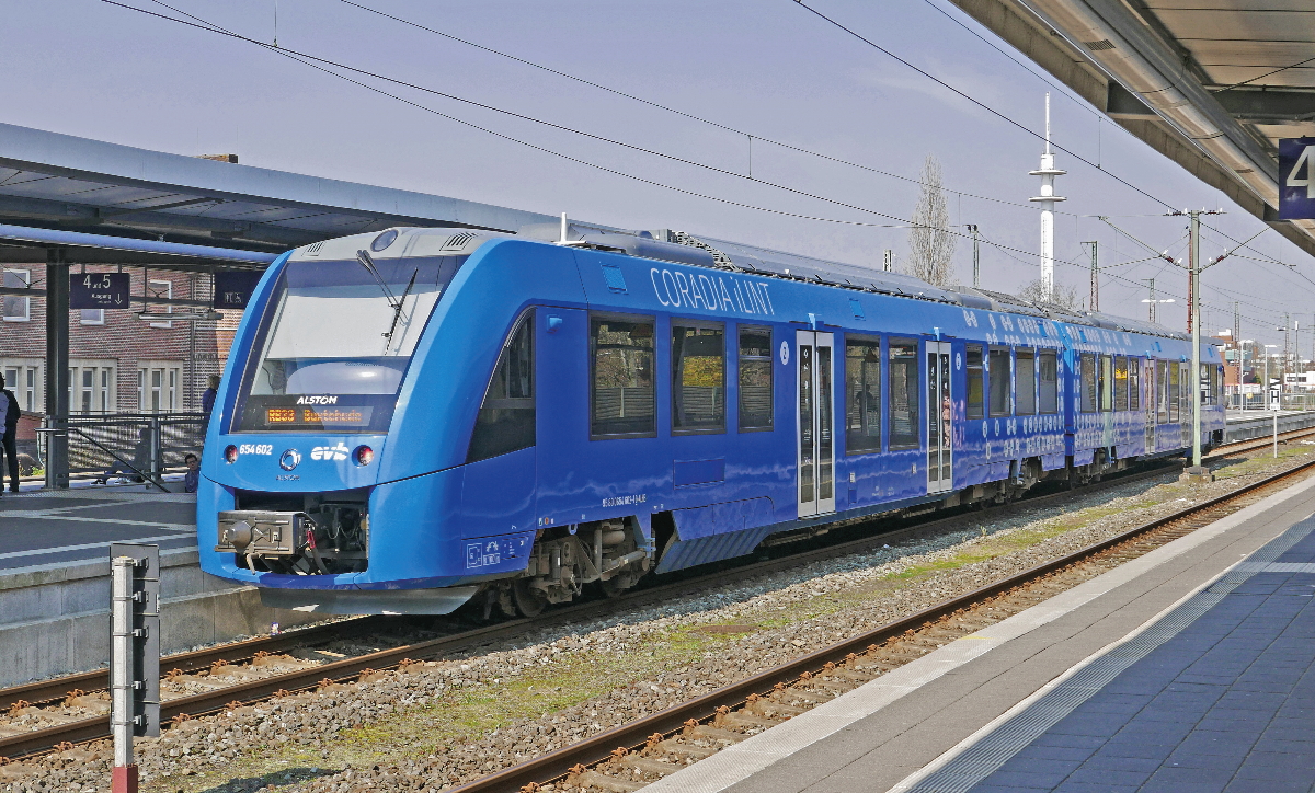 Der Coradia iLinit wird als erster Wasserstoff-Zug im Linienverkehr eigesetzt. Foto hpgruesen/pixabay.com