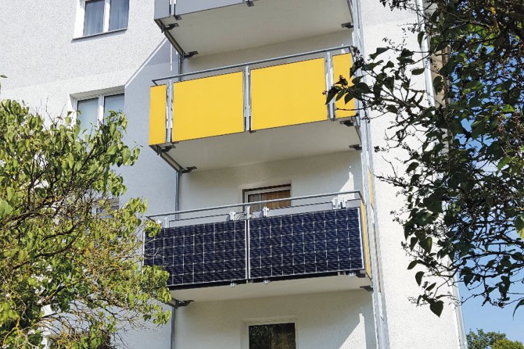 Balkon-Solar am Eselsberg (Foto: unw)