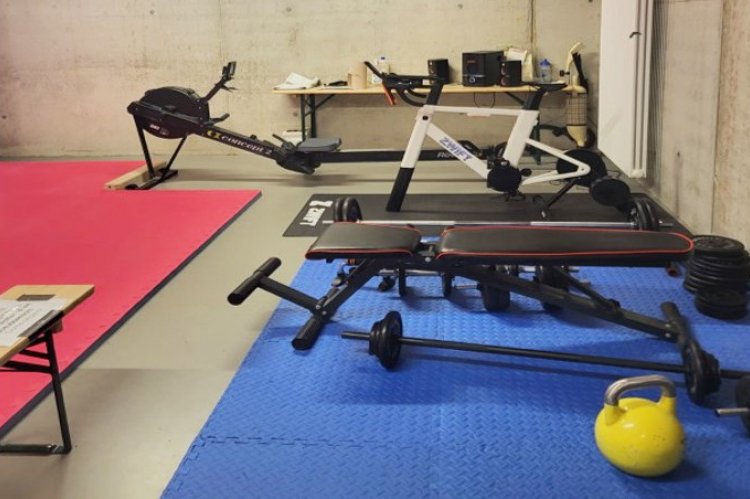 Der gemeinschaftlich genutzte Fitnessraum im Prinz-Eugen-Park. Foto: privat