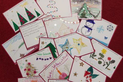 Weihnachtskarten für Seniorinnen und Senioren 