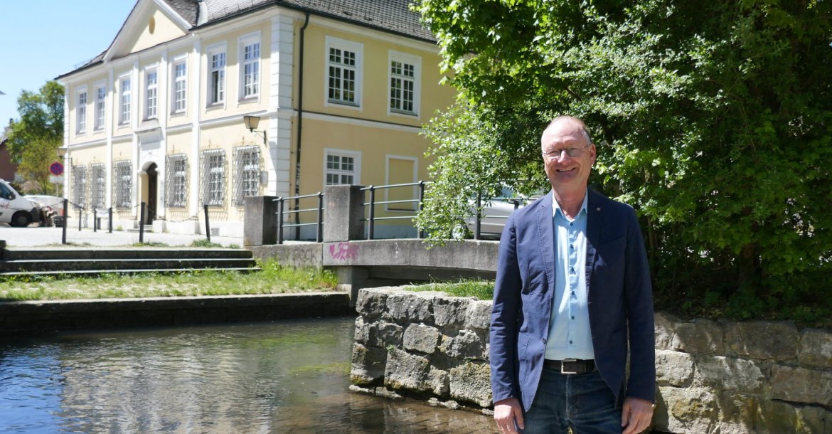 Sven Plöger im Söflinger Klosterhof, Foto: Thomas Dombeck
